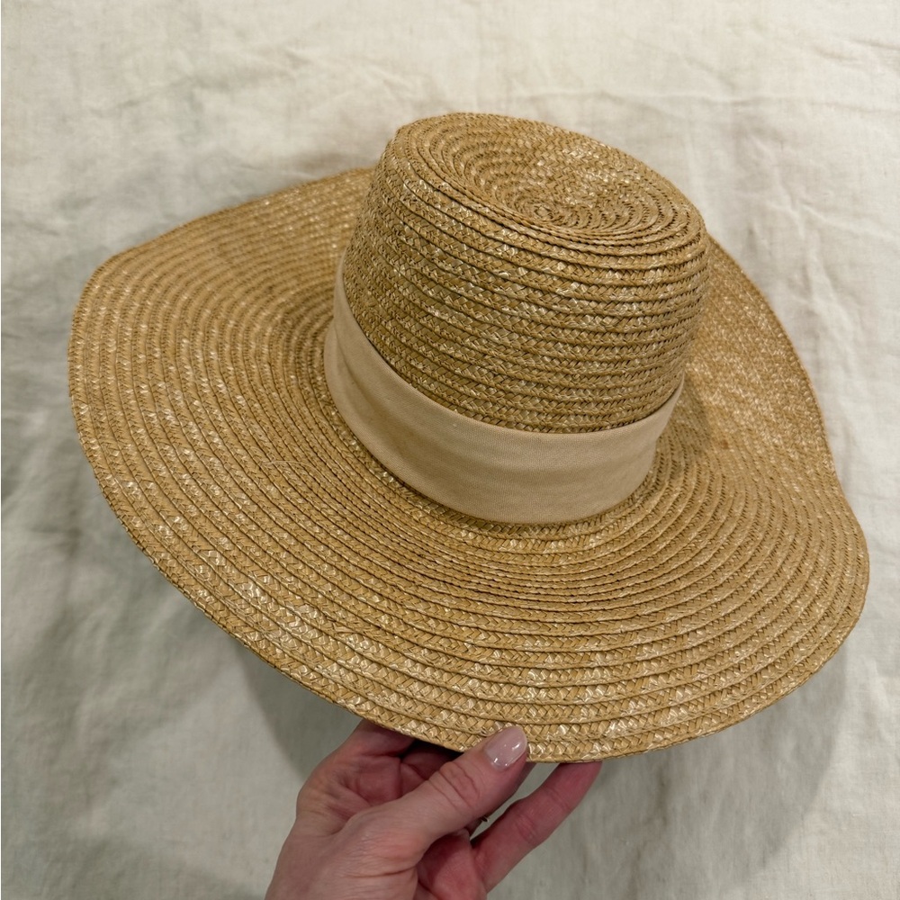 J. Crew Natural Straw Sun Hat